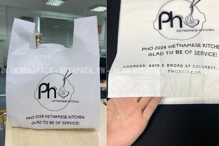 Dịch vụ in túi xốp sinh học giá rẻ chất lượng.