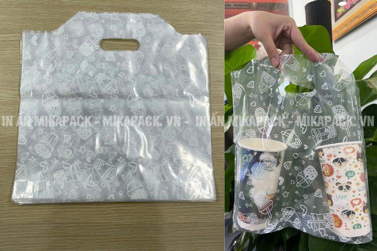 Túi PE in chất lượng, mực in sắc nét với quy trình chuẩn tại Mikapack.
