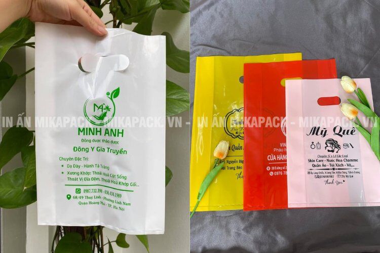 In túi PE hột xoài chất lượng cao, nhiều size có sẵn.
