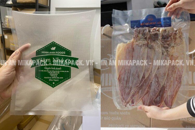 Khi đặt in túi hút chân không, bạn nên tính số lượng trừ hao.