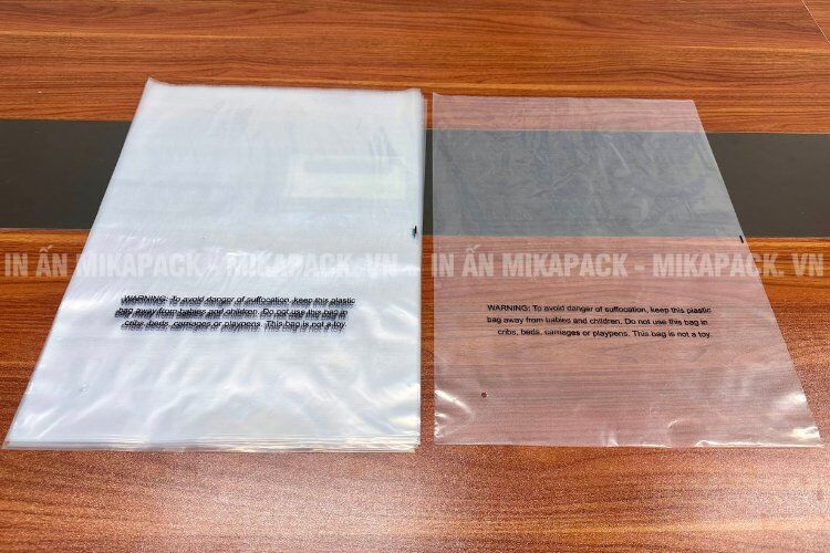 Mikapack in túi PE chất lượng cao, bảo hành, uy tín HCM.