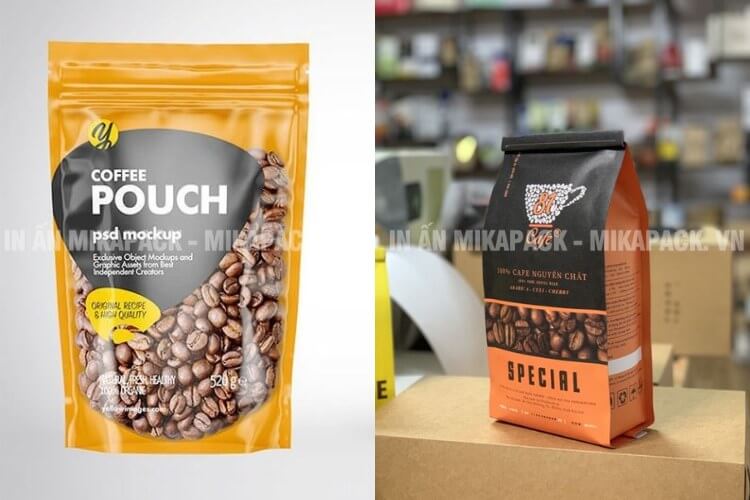 Đặt sản xuất và in bao bì cà phê chất lượng giúp bảo quản lâu hơn.