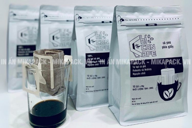 Dịch vụ sản xuất và in bao bì cà phê uy tín 8 năm từ Mikapack.
