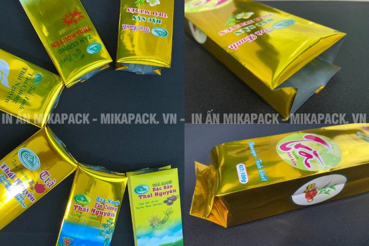 Mẫu in bao bì trà 3 màng ghép.