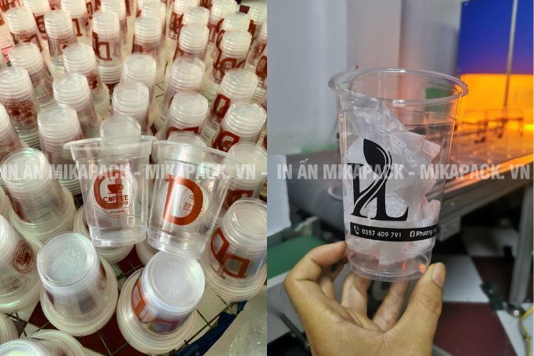 Mikapack sản xuất và in ly nhựa trực tiếp tại xưởng, giá siêu rẻ.