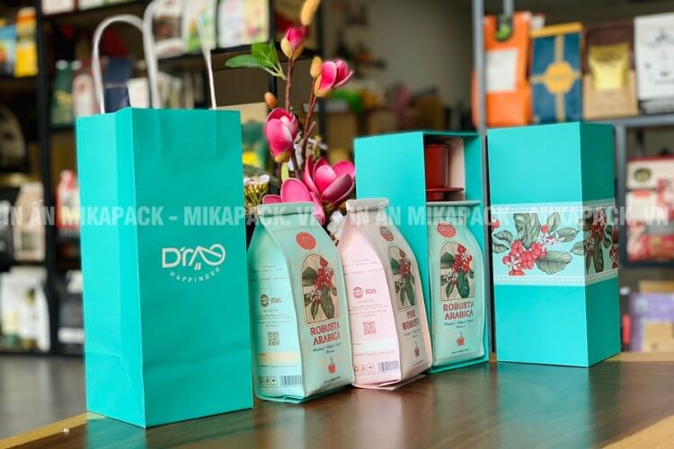Mikapack tư vấn mẫu, báo giá in bao bì cà phê theo yêu cầu.