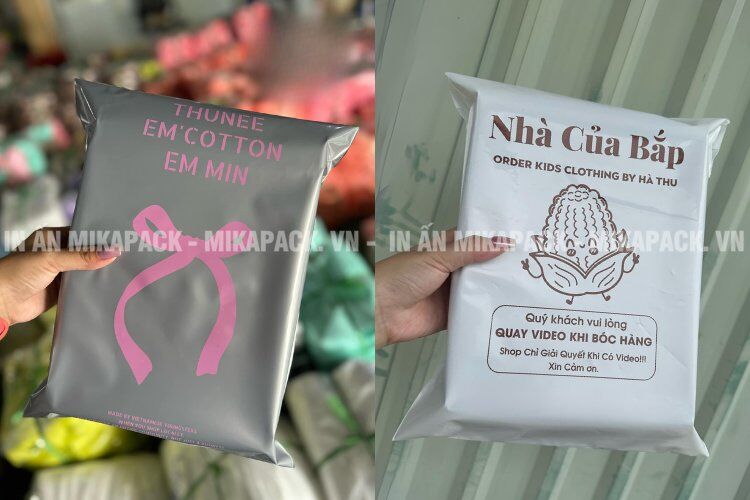 Có nhiều màu nền túi niêm phong và màu mực in cho bạn lựa chọn tại Mikapack.