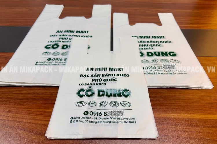 Đặt in túi siêu thị miễn phí thiết kế, giao hàng nhanh tại Mikapack.