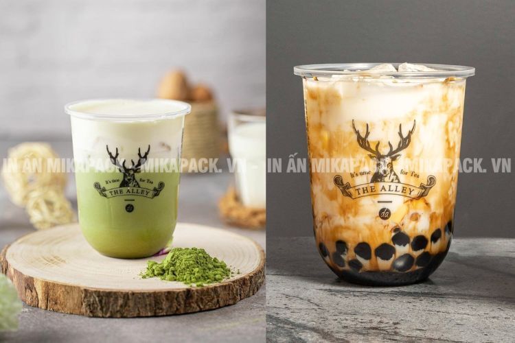 Ly nhựa đáy bầu kiểu dáng ấn tượng