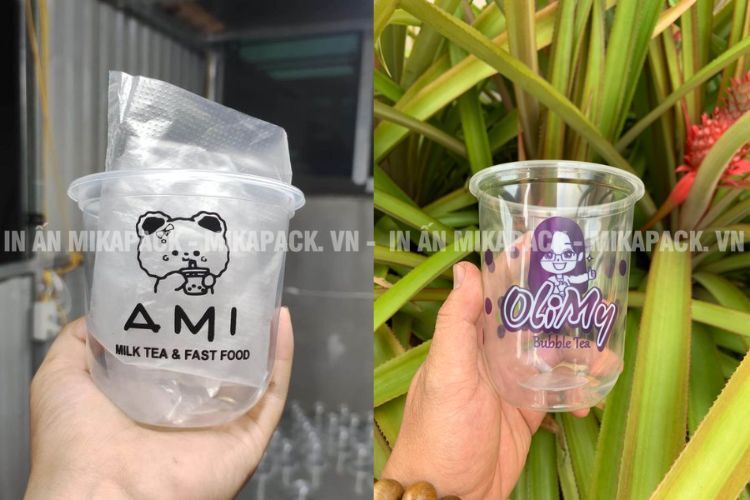 Mẫu in ly nhựa đáy bầu