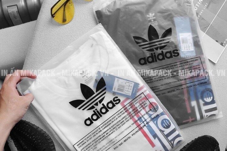 Mẫu in túi OPP mờ đựng quần áo giá rẻ.