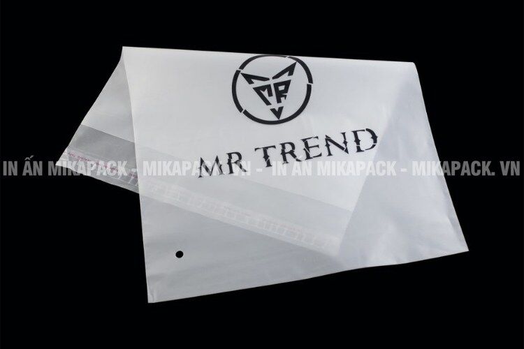 Hình in túi OPP đơn giản nhưng vẫn tạo ra chất riêng cho thương hiệu.
