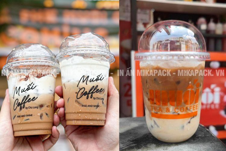 Mẫu in ly nhựa coffee muối