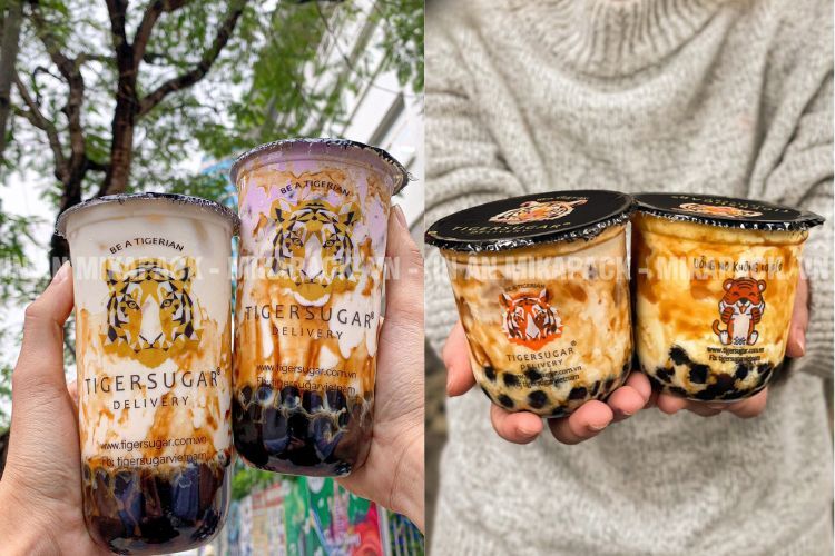 Mẫu in ly nhựa Tiger Sugar