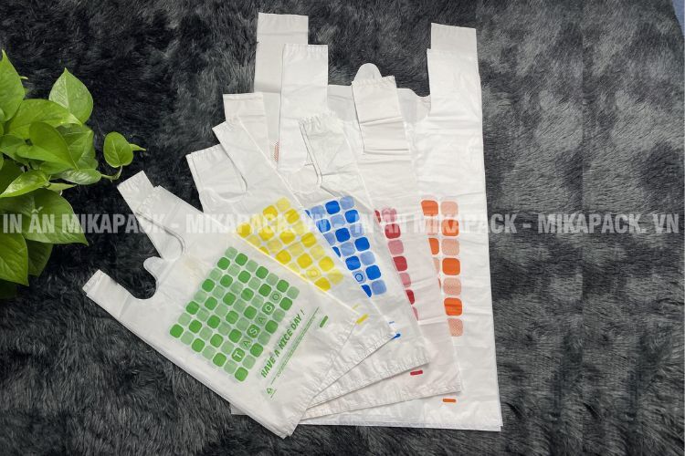 Mẫu túi nilon siêu thị in sẵn giá rẻ - túi xuất khẩu