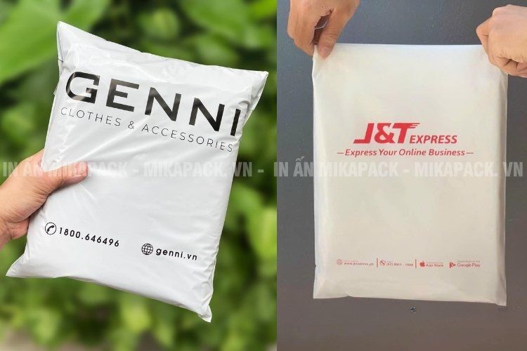 Mikapack chuyên sản xuất túi niêm phong in logo 2 da chất lượng cao.