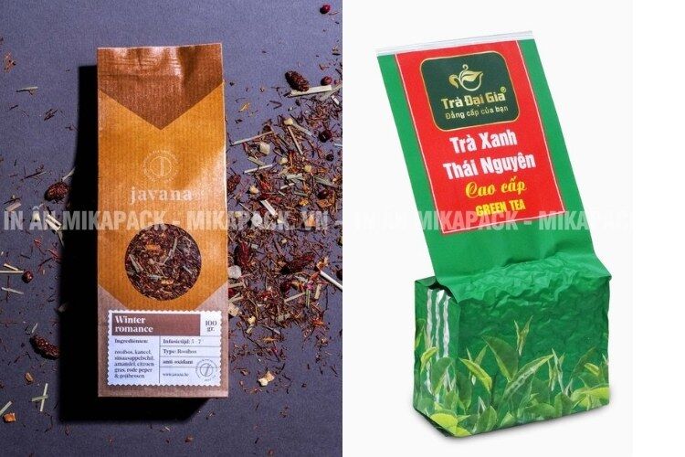 Quy trình đặt in bao bì trà theo yêu cầu chu đáo, chuyên nghiệp.