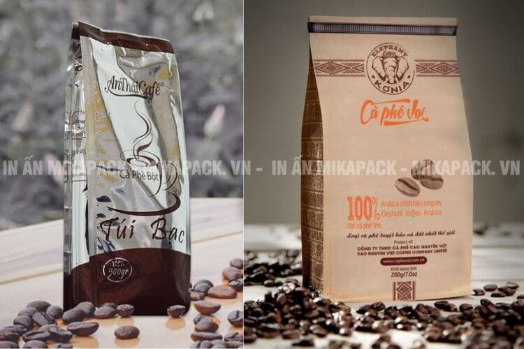 Tìm hiểu về các loại chất liệu bảo quản và in bao bì cà phê.