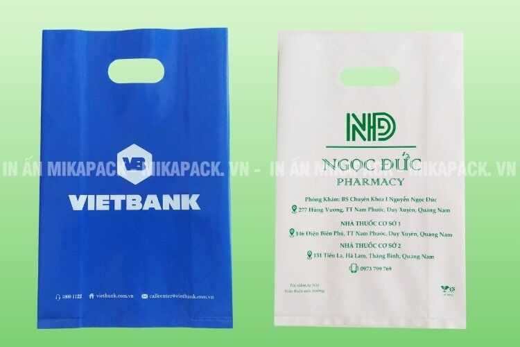 In túi tự huỷ sinh học dáng hột xoài sang trọng vừa thân thiện môi trường.