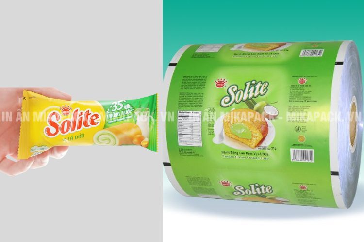 Mẫu in bao bì bánh kẹo màng ghép độc đáo, ấn tượng