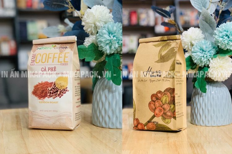 In túi giấy đựng cafe sáng tạo