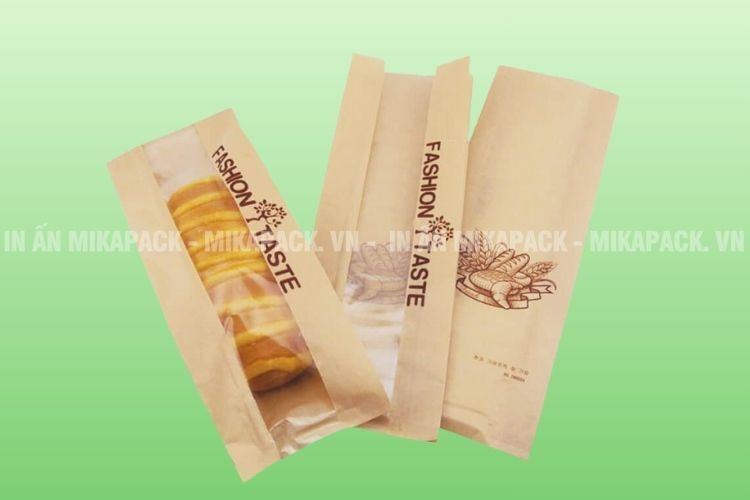 Mẫu túi bánh mì có cửa sổ