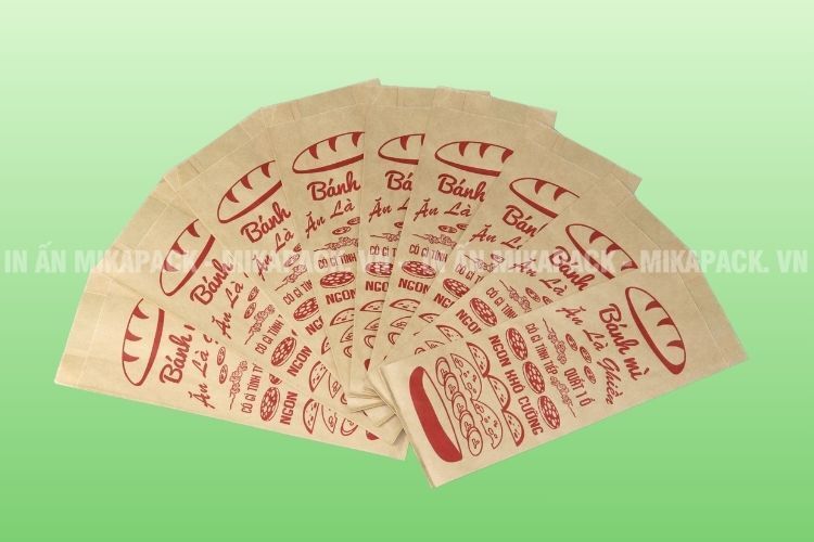 Mẫu in túi bánh mì giá rẻ ấn tượng