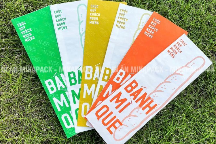 Mẫu in túi bánh mì que nổi bật