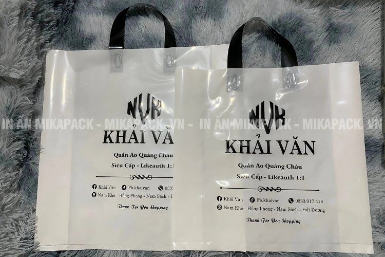 Túi hột xoài ép quai in logo giá sỉ rẻ tận gốc.