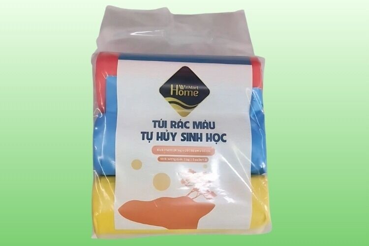 Túi rác tự hủy Winmart Home được bày bán phổ biến tại hệ thống siêu thị.