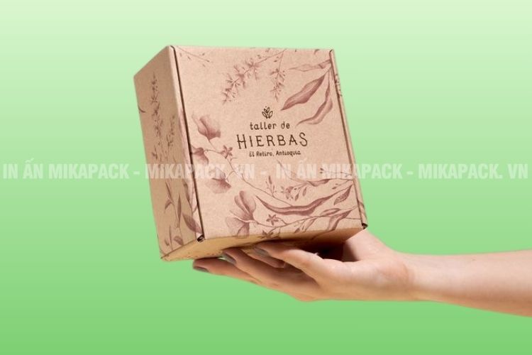 Hộp giấy đựng mỹ phẩm hỗ trợ in ấn tốt