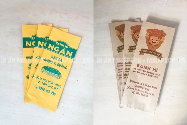 Mẫu in bao bánh mì nổi bật, ấn tượng