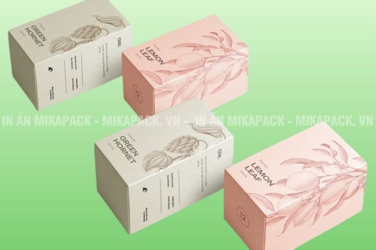 Mẫu in hộp giấy đựng mỹ phẩm chất liệu giấy Couches
