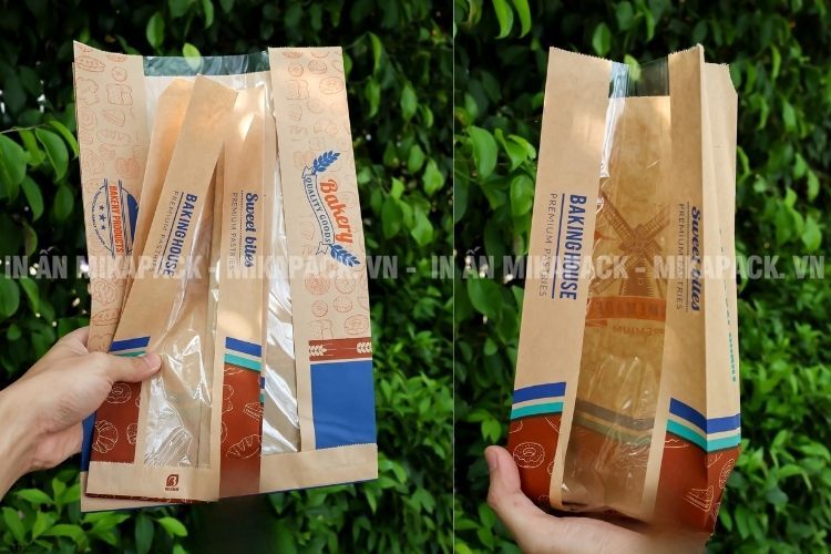 Mẫu túi bánh mì tinh tế, màu sắc nhã nhặn