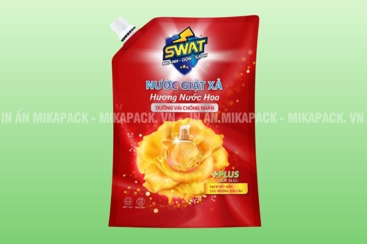 Bao bì kiểu dáng túi có vòi rót phù hợp phân khúc khách hàng cao cấp