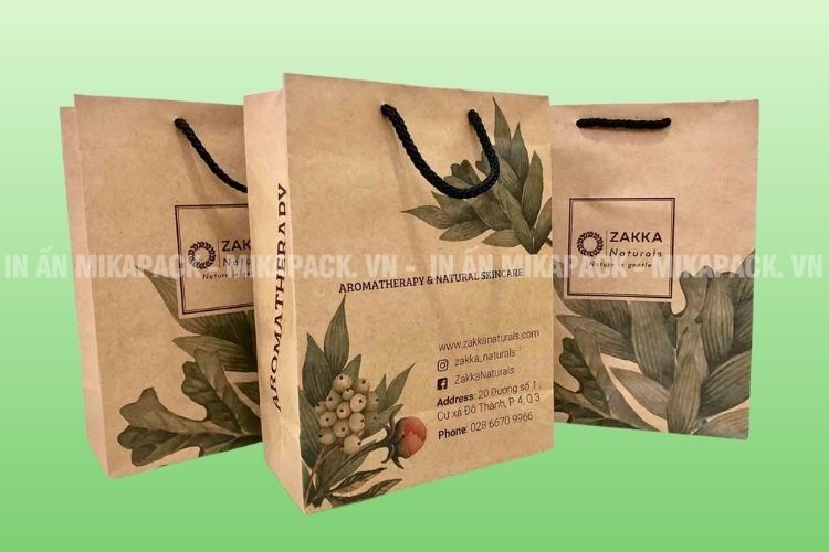 Mẫu bao bì sáng tạo đựng mỹ phẩm hữu cơ, in ấn hiện đại.