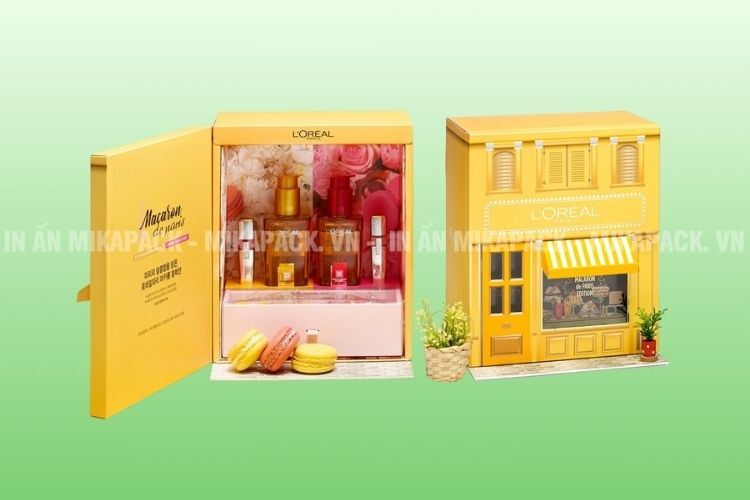 Mẫu bao bì sáng tạo đựng serum thiết kế ấn tượng.