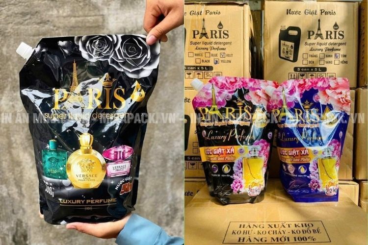 Mikapack chuyên sản xuất và in bao bì màng ghép đựng nước giặt