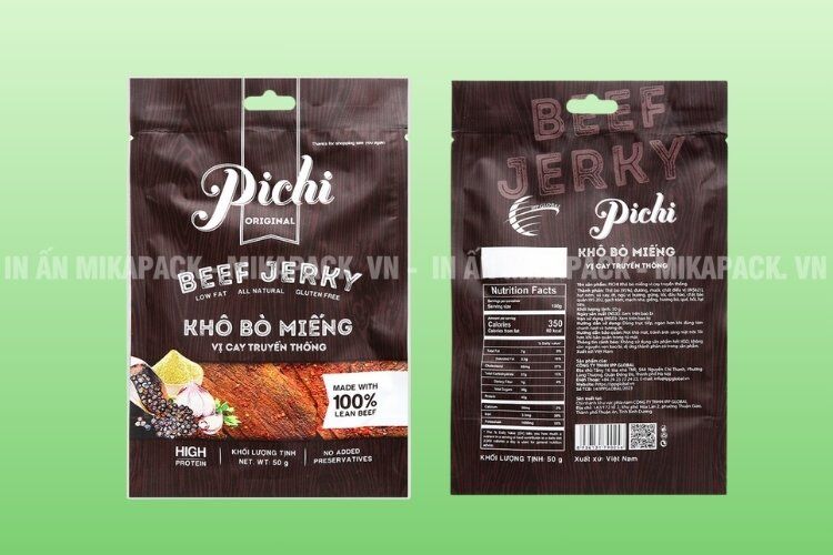 Mikapack hỗ trợ báo giá in bao bì khô bò nhanh chóng.