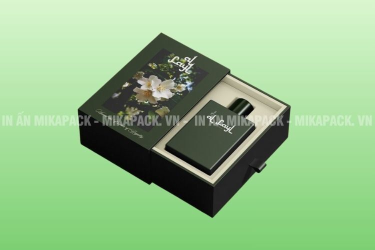 Mẫu in hộp cứng đựng nước hoa sang trọng