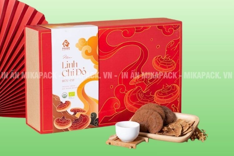 Mẫu in hộp đựng quà Tết sang trọng