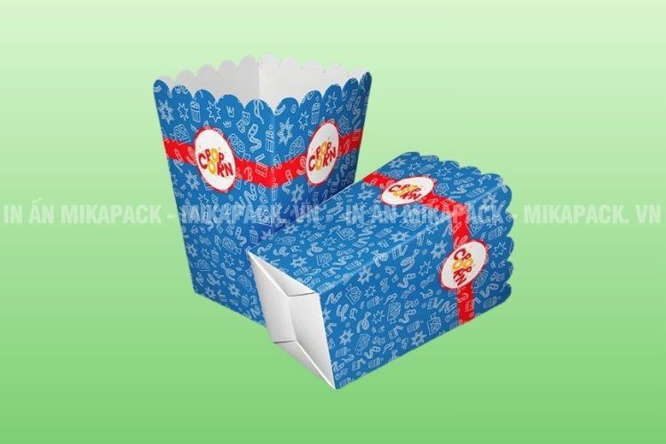 Túi đựng bắp rang bơ kiểu dáng túi đáy vuông đứng