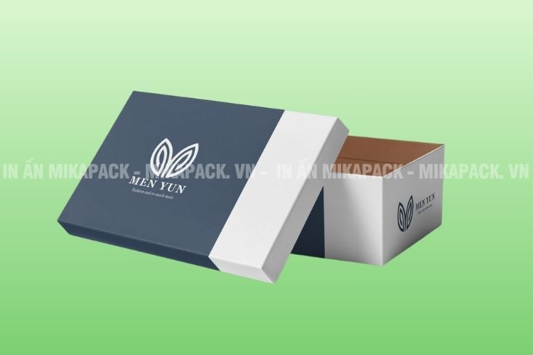 Mẫu in hộp giấy đựng quần áo trẻ trung