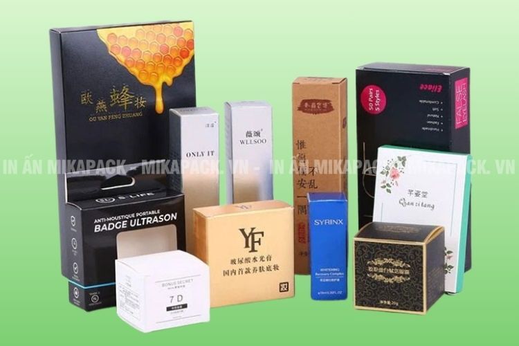 Mikapack in hộp giấy giá rẻ với quy trình đặt hàng đơn giản và chuyên nghiệp