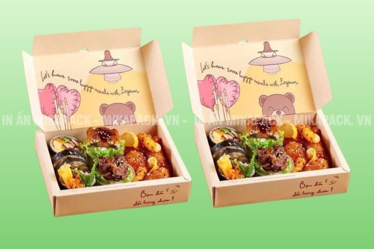 Mikapack - Xưởng in hộp giấy đựng thức ăn chất lượng, giá sỉ rẻ