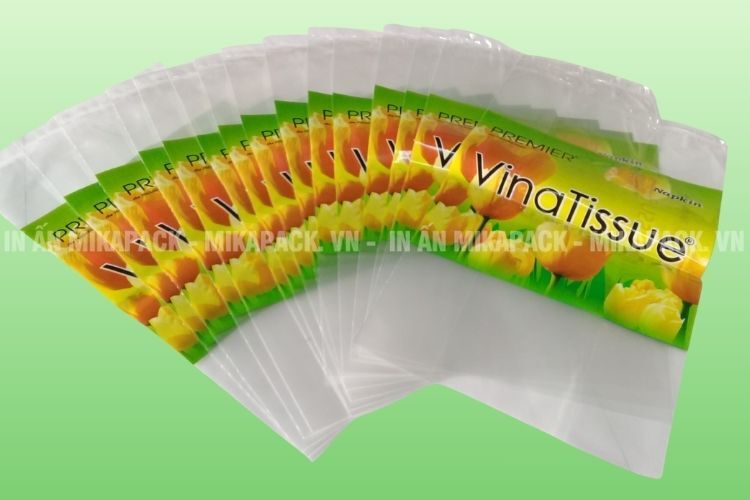 Bao bì giấy vệ sinh làm từ chất liệu PE